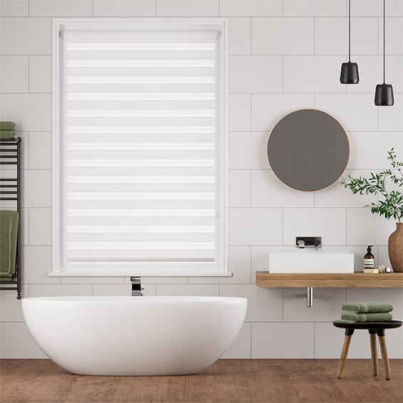 Colorized PerfectFIT Enjoy Luxe Pearl White Roller Blind