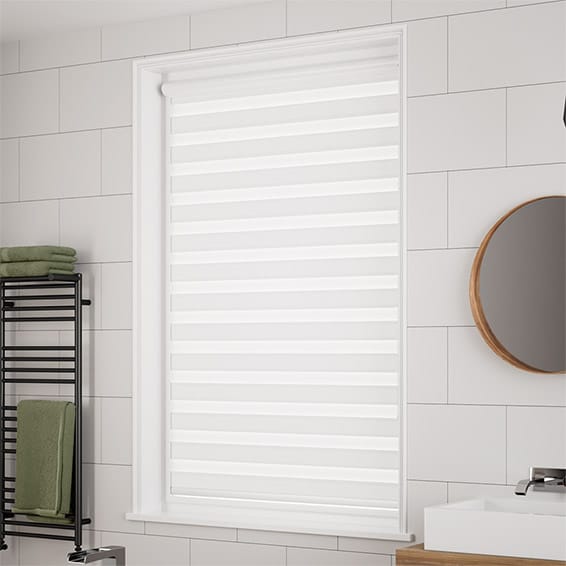 ColorizedZoom PerfectFIT Enjoy Luxe Pearl White Roller Blind