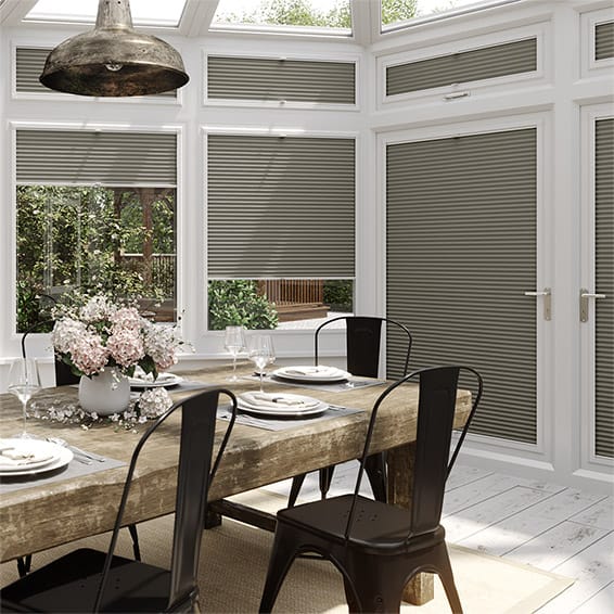 Colorized PerfectFIT DuoShade Gainsboro Grey Thermal Blind 2489