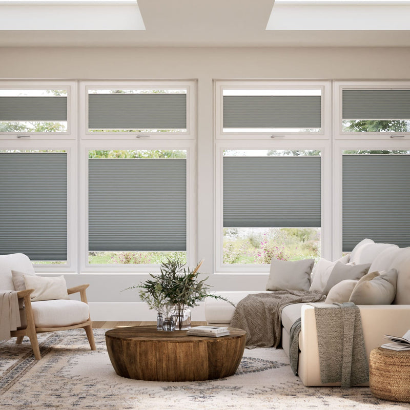 Colorized PerfectFIT DuoShade Nickel Grey Thermal Blind 2496