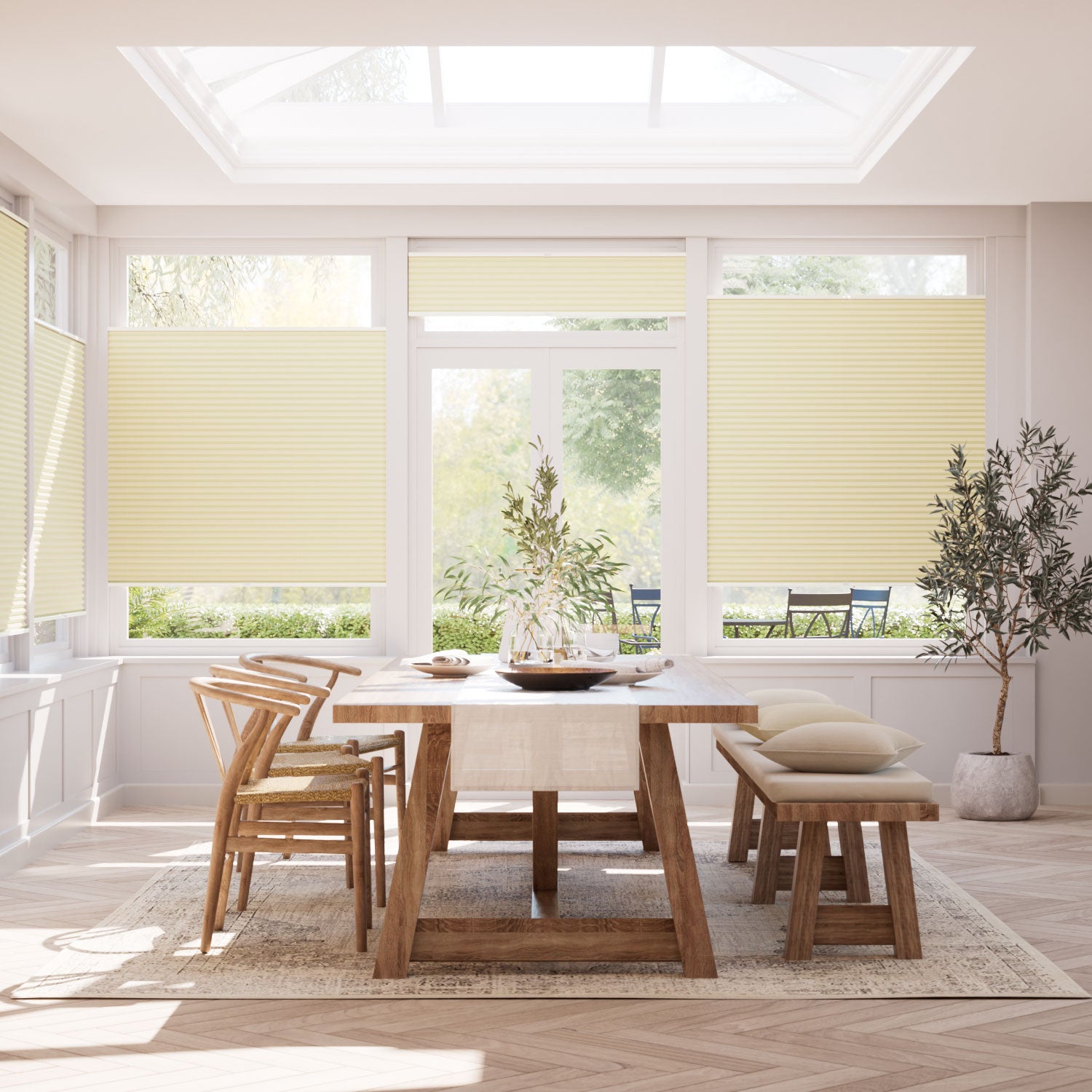 Colorized PerfectFIT DuoShade Cornsilk Thermal Blind 2486