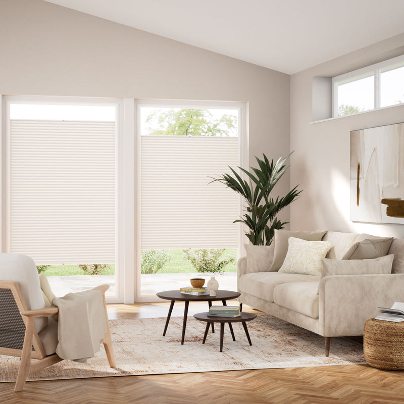 ColorizedZoom PerfectFIT DuoShade Ivory Thermal Blind 2493
