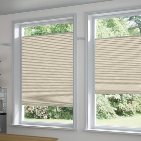 ColorizedZoom PerfectFIT DuoLight Grain Parchment Thermal Blind