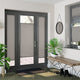 ColorizedZoom PerfectFIT DuoLight Gainsboro Grey Thermal Blind 2524