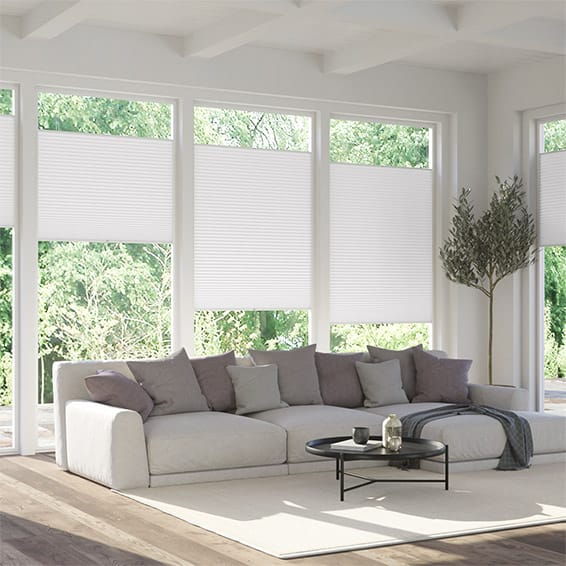 ColorizedZoom PerfectFIT DuoLight Arctic White Thermal Blind