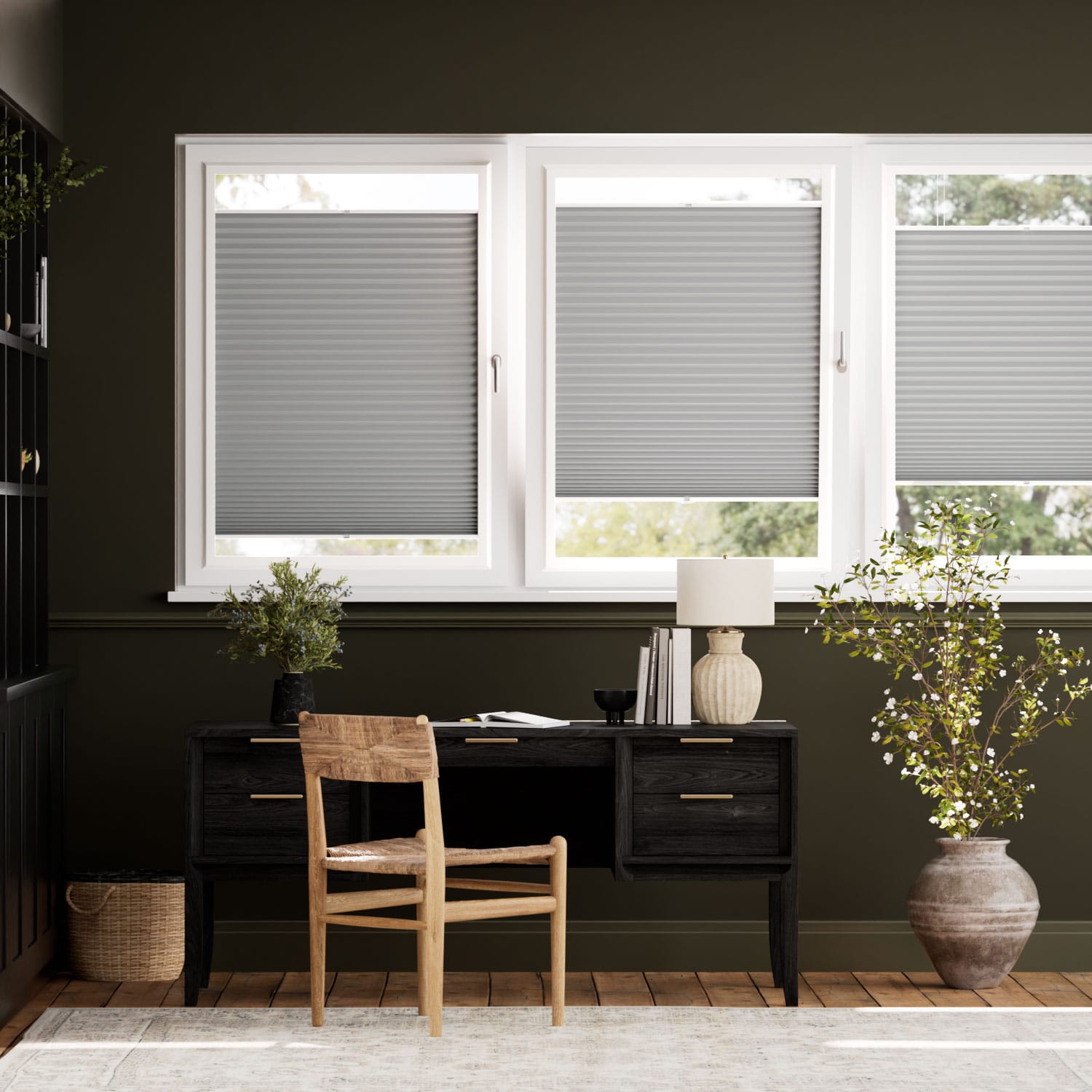 Colorized PerfectFIT DuoLight Nickel Grey Thermal Blind 2528