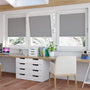 ColorizedZoom PerfectFIT DuoLight Nickel Grey Thermal Blind 2528