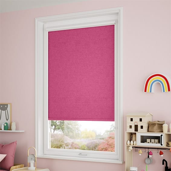 ColorizedZoom PerfectFIT Florence Blackout Fuchsia Roller Blind