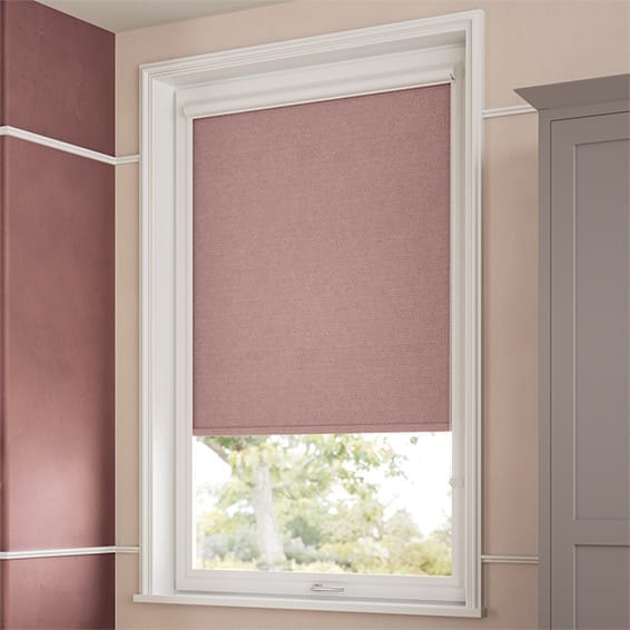 ColorizedZoom PerfectFIT Florence Blackout Antique Rose Roller Blind