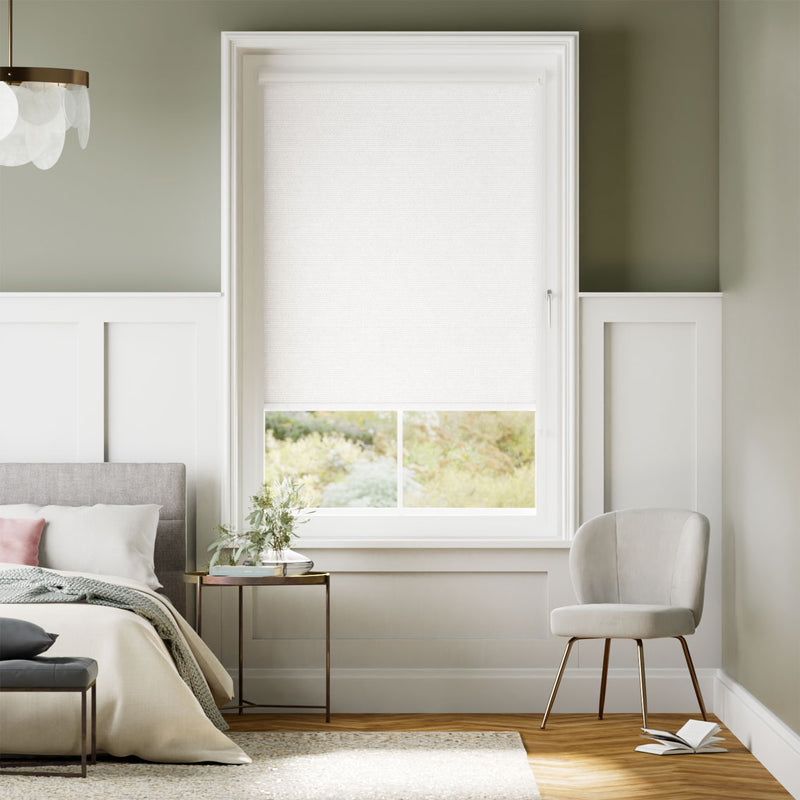 Colorized PerfectFIT Florence Blackout Crisp White Roller Blind