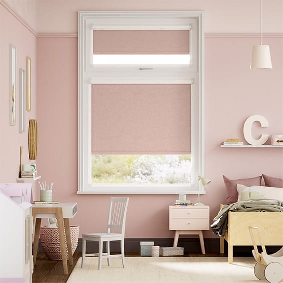 Colorized PerfectFIT Florence Blackout Pink Lemonade Roller Blind
