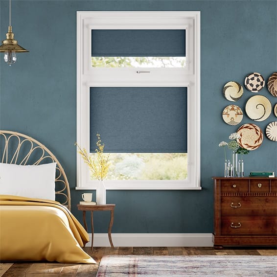 Colorized PerfectFIT Florence Blackout Aegean Roller Blind 2552