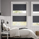 Colorized PerfectFIT Canali Blackout Charcoal Grey Roller Blind 2568
