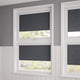 ColorizedZoom PerfectFIT Canali Blackout Charcoal Grey Roller Blind 2568