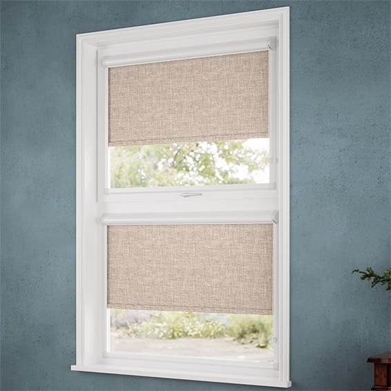 ColorizedZoom PerfectFIT Canali Blackout Pale Dunes Roller Blind