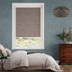 Colorized PerfectFIT Canali Blackout Mocha Roller Blind 2570