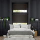 Colorized PerfectFIT Chromium Thermal Blackout Black  Roller Blind 2578