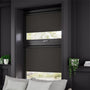 ColorizedZoom PerfectFIT Chromium Thermal Blackout Black  Roller Blind 2578