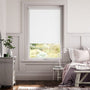 Colorized PerfectFIT Chromium Thermal Blackout Satin White Roller Blind 2581
