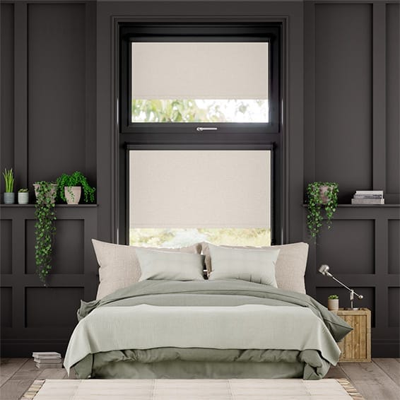 Colorized PerfectFIT Chromium Thermal Blackout Putty Roller Blind 2580