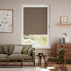 Colorized PerfectFIT Sorrento Blackout Mocha Roller Blind 2597