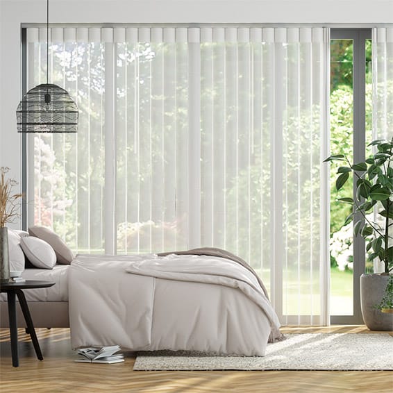 Colorized Lucia Snow White Privacy Sheer 2655