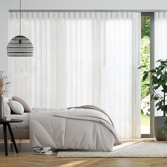 ColorizedZoom Lucia Snow White Privacy Sheer 2655
