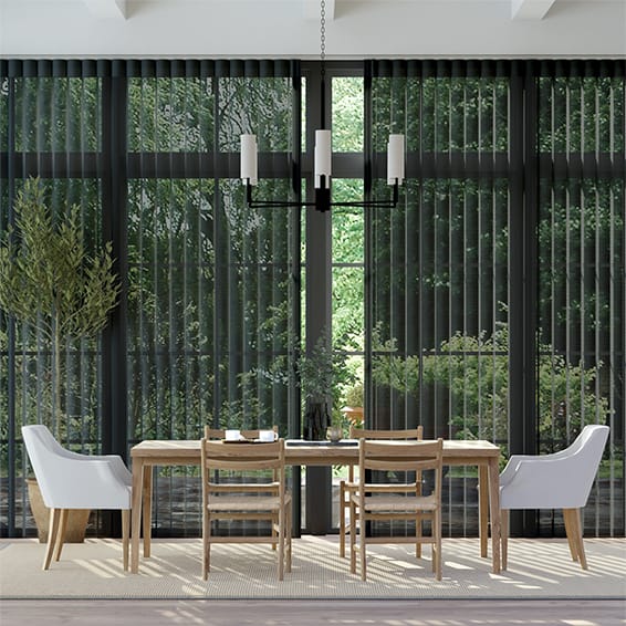 Colorized Aria Ebony Privacy Sheer 2657