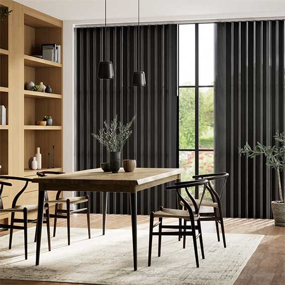 ColorizedZoom Aria Ebony Privacy Sheer 2657
