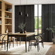 ColorizedZoom Aria Ebony Privacy Sheer 2657