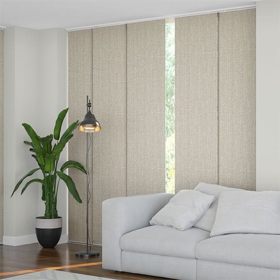 ColorizedZoom Moda Stone Grey Panel Blind 2666