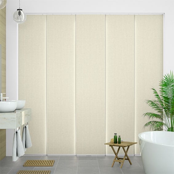 Colorized Moda Cream Panel Blind