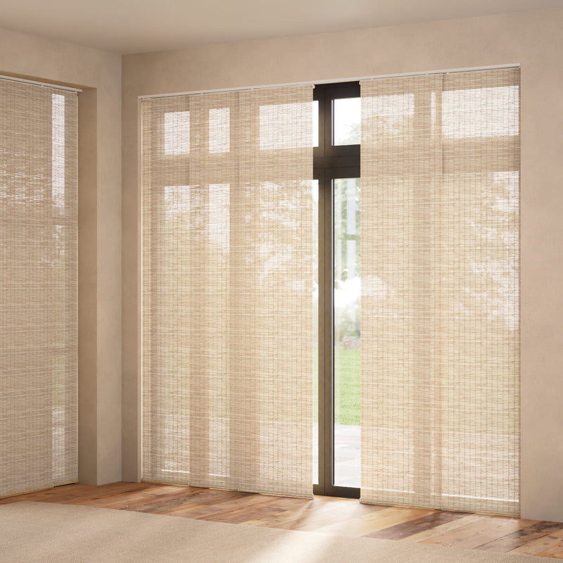 ColorizedZoom Dorado Maple Panel Blind