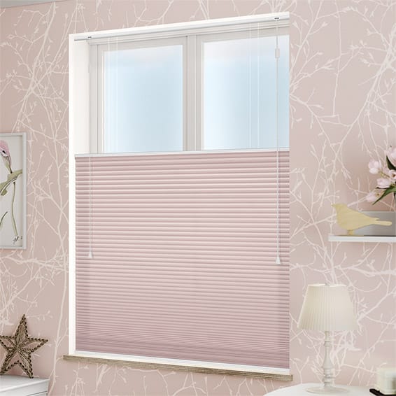 ColorizedZoom DuoShade Top Down/Bottom Up Pink Blush Thermal Blind