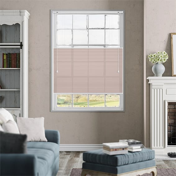Colorized DuoLight Top Down/Bottom Up Dusky Pink Thermal Blind
