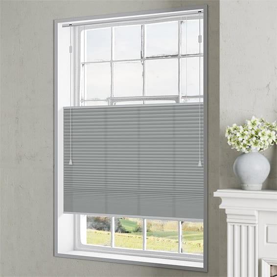 ColorizedZoom DuoLight Top Down/Bottom Up Nickel Grey Thermal Blind