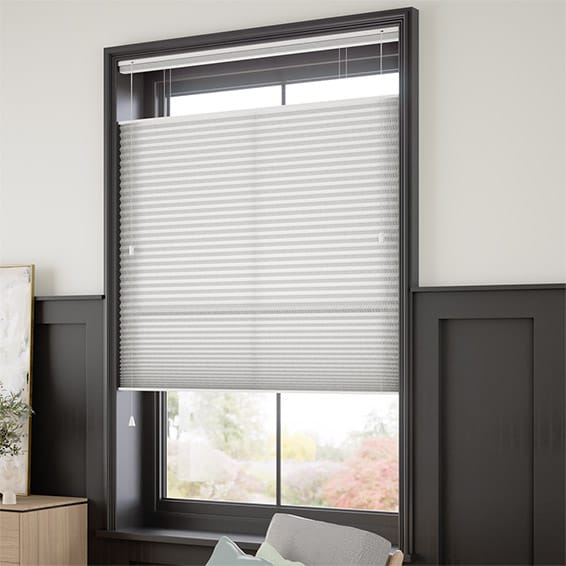 ColorizedZoom DuoLight Top Down/Bottom Up Strie Soft Grey Thermal Blind