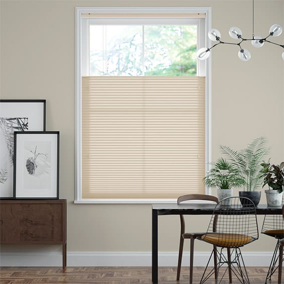 Colorized DuoLight Top Down/Bottom Up Almond Thermal Blind
