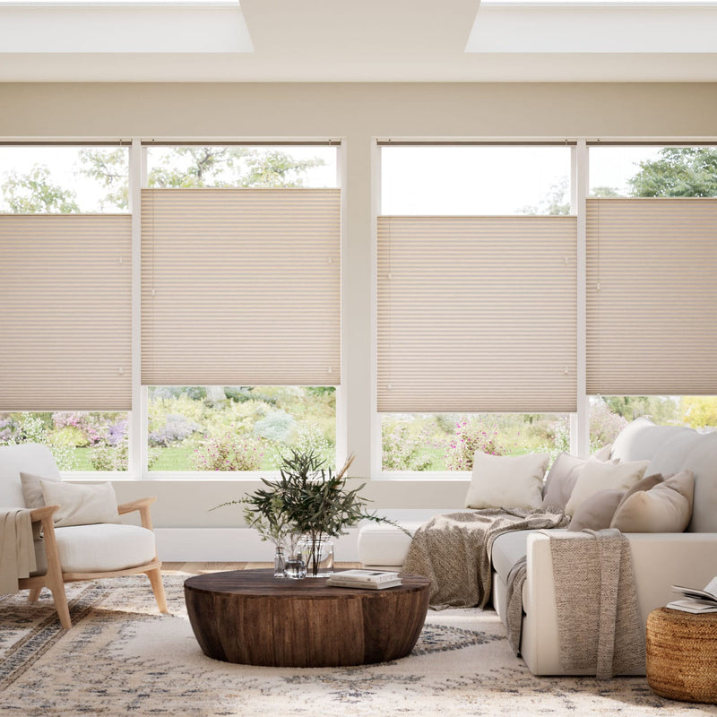 Colorized DuoLight Top Down/Bottom Up Hopsack Thermal Blind