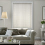 Colorized Calaf Blackout Pearl Vertical Blind 2761