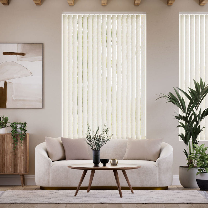 Colorized Jubilee Clotted Cream Vertical Blind 2764