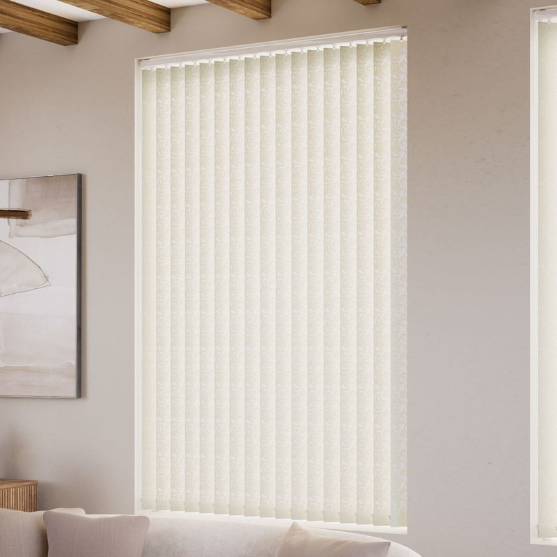 ColorizedZoom Jubilee Clotted Cream Vertical Blind 2764