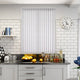 Colorized Jubilee Bright White Vertical Blind 2763