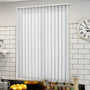 ColorizedZoom Malaga White Vertical Blind 2778
