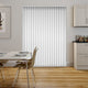 Colorized Amelia Blackout White Vertical Blind 2787