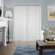 Colorized Calaf White Vertical Blind 2808