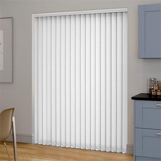 ColorizedZoom Neblina Lilywhite Blackout Vertical Blind 2823