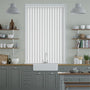 Colorized Clinton Ice White Vertical Blind 2835