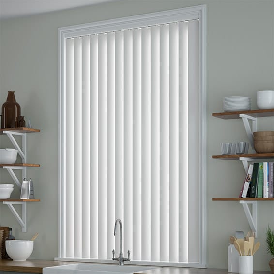 ColorizedZoom Clinton Ice White Vertical Blind 2835