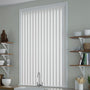 ColorizedZoom Clinton Ice White Vertical Blind 2835